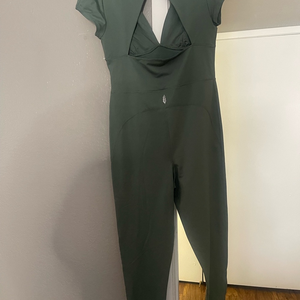 FP Movement by Free People Olive Jumpsuit